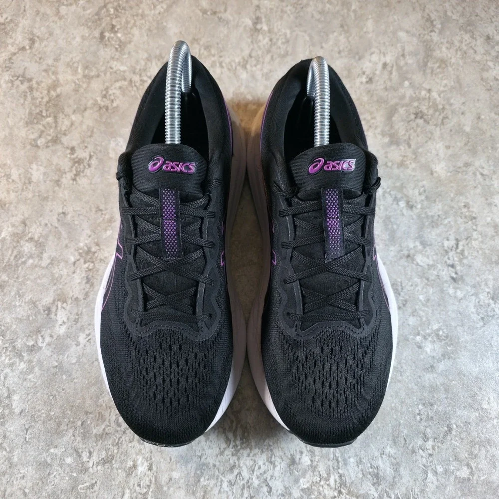 Asics Gel-Pulse 15 Womens Size 9 Black Purple Athletic Running Shoes Sneakers